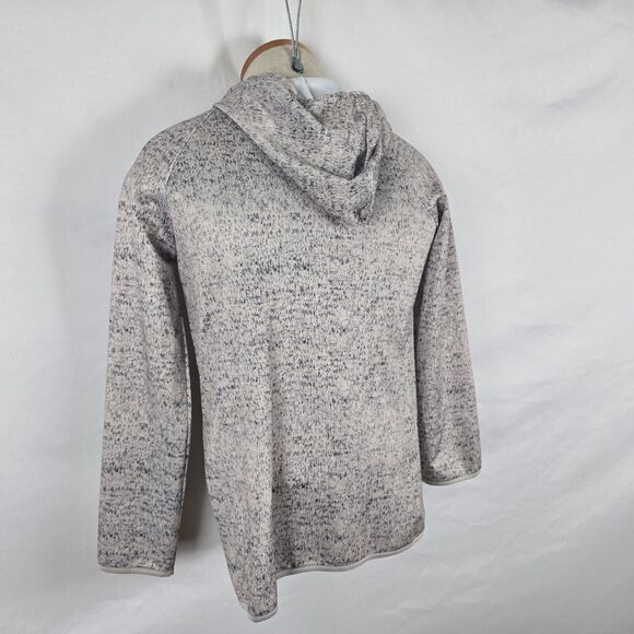 Suvimuga Hoodie Adult S Gray Check Graphic Deer Print 1/3 Snap Drawstrings NWT - Picture 13 of 15